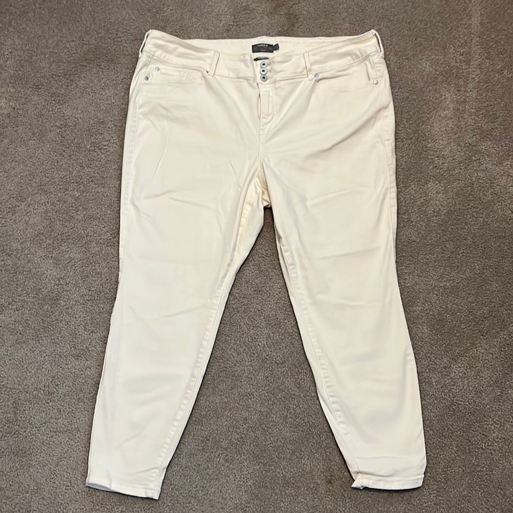 Torrid Off White Jeans